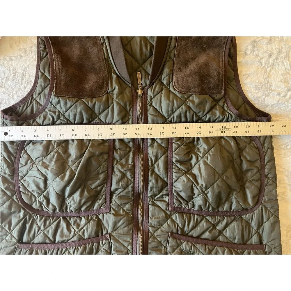 Barbour Keeperwear Quilted Shooting Vest Men's Size Large Huntercore